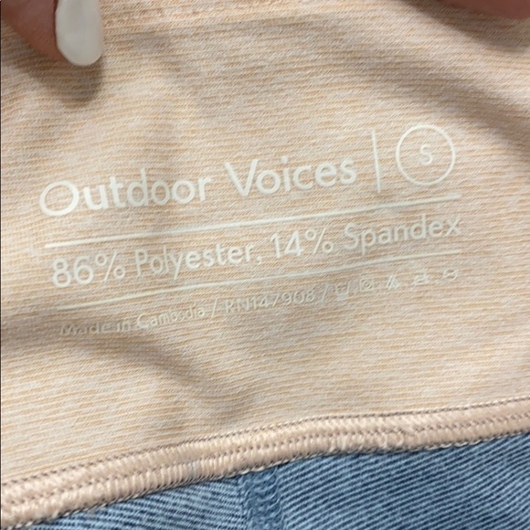 Outdoor Voices grey and orange leggings small. - Picture 9 of 9